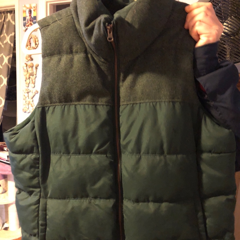 Old navy olive puffy sweater size XXL